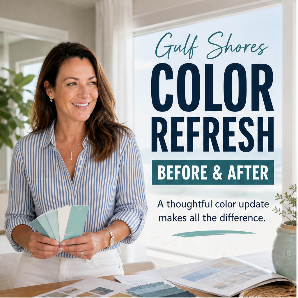 Gulf Shores Color Refresh: Before & After